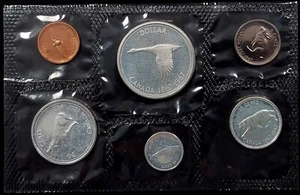 1967 Canada 6 pc. Uncirculated Mint set! Four 80% silver coins! - Picture 1 of 4