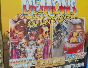 Demons & Drivers (92) Commodore Amiga (scatola manuale 4 dischi) funziona Ghouls n Ghosts - Foto 1 di 4