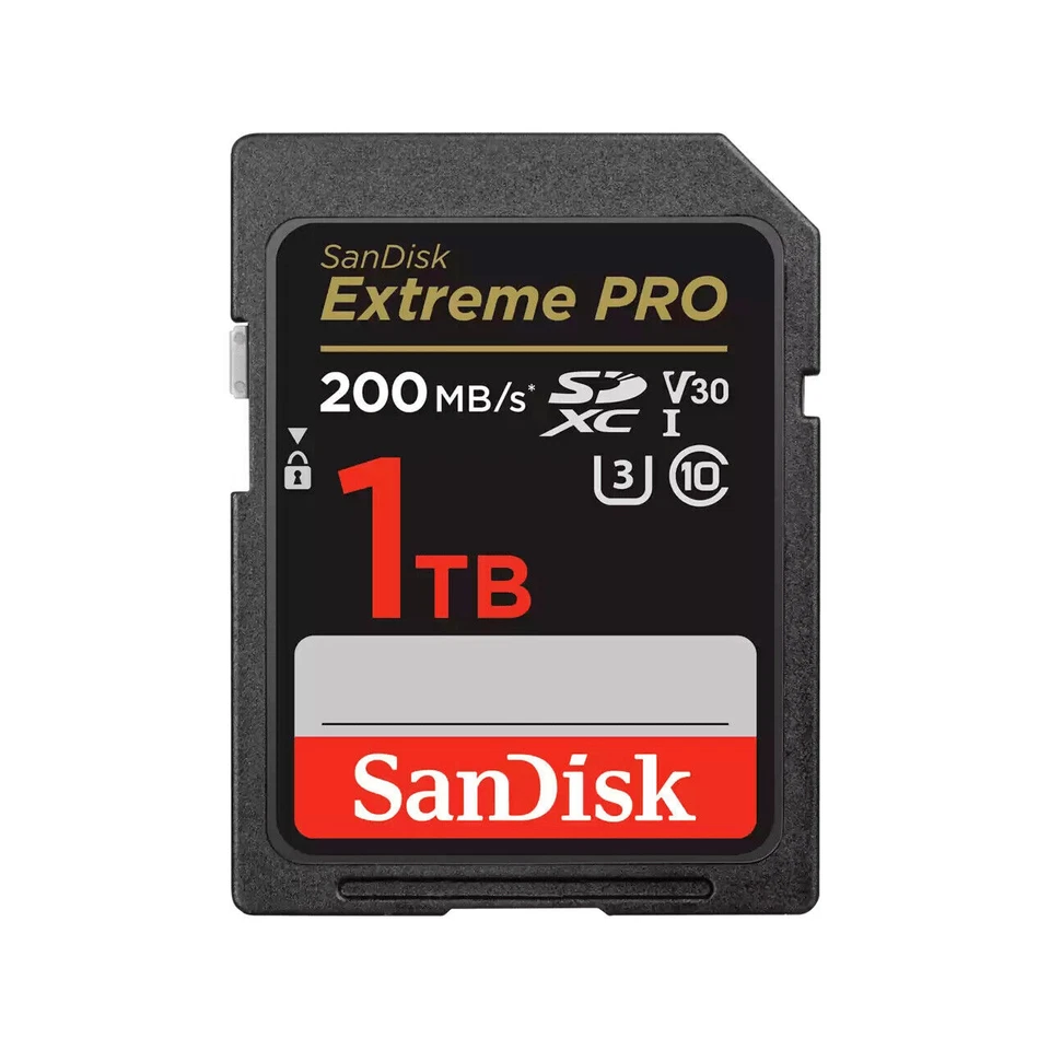 SANDISK Extreme PRO® UHS-I, SDXC Speicherkarte, 1 TB, 200 MB/s - Bild 1 von 1