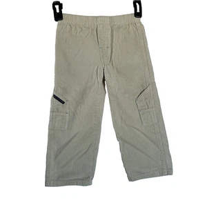 Disney Kids 5T Cargo Pants Corduroy Tan Pockets Outdoors Cabincore Casual Preppy - Picture 1 of 9