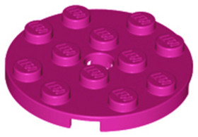 Lego 60474 x3 Plate 4x4 Magenta Friends 41689 Creator 31144 Disney new A156