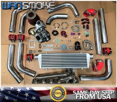 BMW E36 E46 323 325 328 i6 M50 M52 SS T3.63 Turbo Kit SS Colector Intercooler R Foto 1 de 4