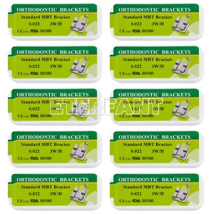 ETERFANT Dental Ortho Bracket Braces Metal Standard MBT 022 3Hooks 20Pcs/pack  - Picture 1 of 14