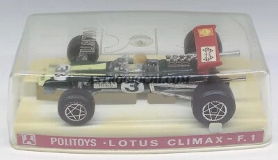 POLITOYS LOTUS CLIMAX FORMULA 1 ART F3 SCALA 1/32 VINTAGE OTTIMA IN BOX POLISTIL - Immagine 1 di 4