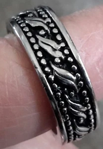 Unisex Size 10 Celtic Ring-1/4"Wide-Stainless Steel --Makes a great thumb ring. - Picture 1 of 4