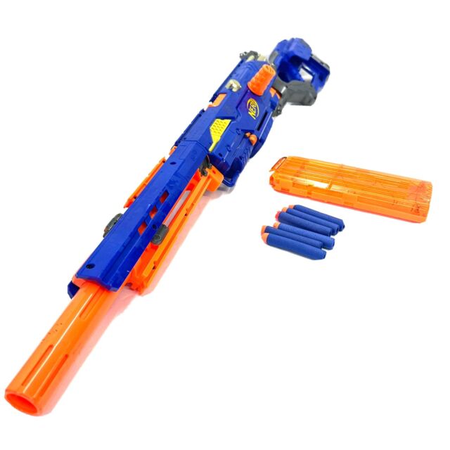 NERF Long Strike Cs-6 Modulus With Everything! Barely Used.Darts Included  630509744084