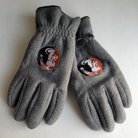 Florida  State Seminoles Ladies Fleece Gloves, Large  Red Cover