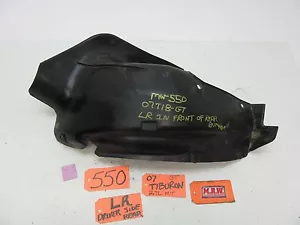 MUD FLAP INNER FENDER SPLASH SHIELD DRIVER LEFT REAR BUMPER for 07 08 TIBURON GT - Picture 1 of 3