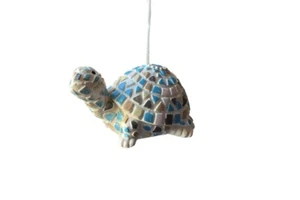 Niedliche Mosaikschildkröte Badezimmer Licht Zuggriff-Schnur & Verbinder-Spurpfosten! - Bild 1 von 5