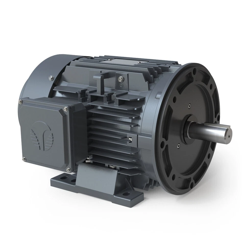 Techtop GX3-AL-TF-182TC-4-B-D-3 Brake Motor 3 HP 1800 Rpm 3PH 230/460 V 182TC