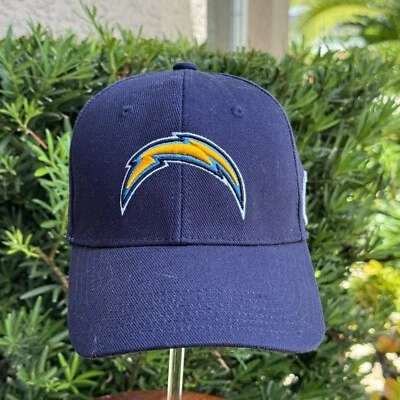 Los Angeles Chargers Adjustable cap Team Apparel Rebok Navy Blue NFL  Old Logo - Image 1 of 4