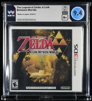 The Legend of Zelda: A Link Between Worlds Nintendo 3DS First Print WATA 9.4 B+ - Image 1 of 2