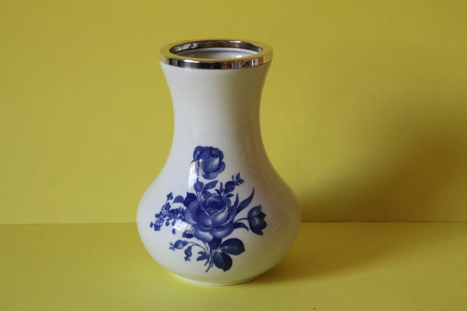 Vase Blumenvase Tischvase WMF Porzellan Echt Cobalt - Bild 1 von 1