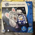 NEW Mega Breakthrough Real 3D Puzzle HUG FOR MOTHER Earth White Tiger Cub Stars