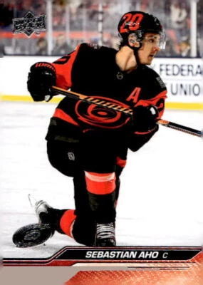 2023 UD Series 1 Hockey Sebastian Aho #30 - Image 1 of 2