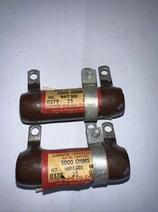 3000 Ohm 25 Watt einstellbar, Keramik Leistungswiderstand von Ohmite Menge (2) - Bild 1 von 12