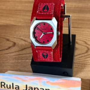 Nixon Be Prepared  Red Neylon Belt  Working condition No Box - Picture 1 of 23