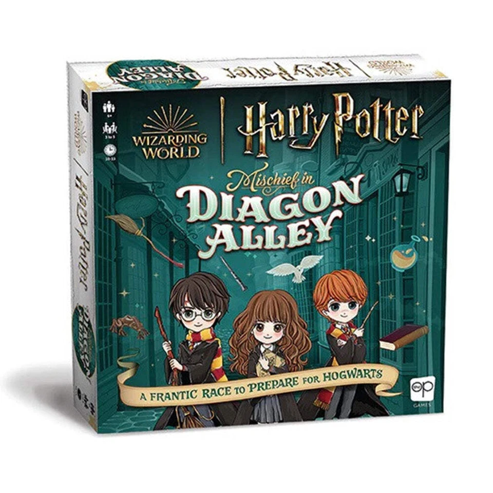 Usaopoly Harry Potter Mischief in Diagon Alley Dice Game for 3 to 5 Players - Image 1 of 1