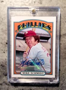 Mike Schmidt 2021 Topps Update Cards That Never Were #CNW-8 Autograph S#08/10