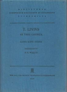 TITI LIVI - TITUS LIVIUS + AB URBE CONDITA LIBRI XXVI-XXVII - WALSH + 1989 Relié - Picture 1 of 3