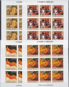 ST833I9. S.Tome and Principe - MNH - Art - imperf - Picture 1 of 1