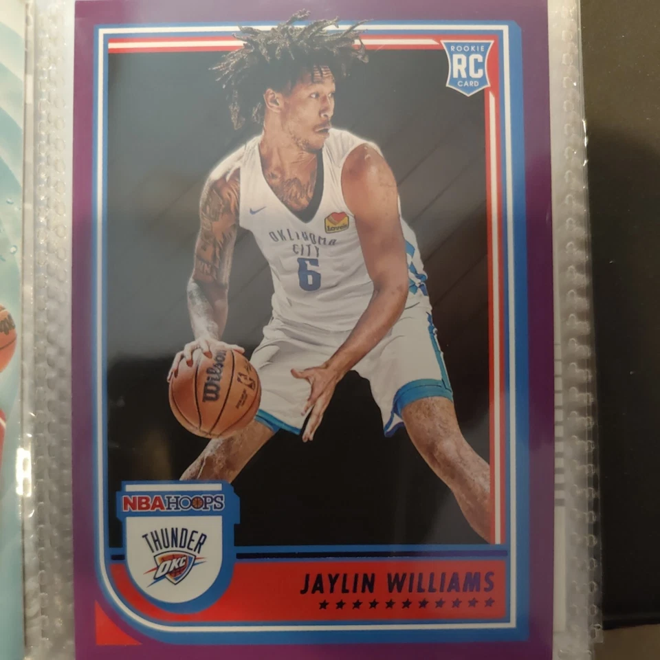 2022-23 Panini NBA Hoops - Rookies Purple #269 Jaylin Williams (RC) - Image 1 of 2