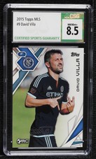 2015 Topps MLS David Villa #9 CSG 8.5