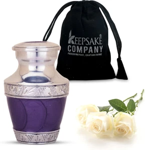 Tiny Urns for Human Ashes - Mini Urn - Small Urn - Cremation Keepsakes for Ashes - Picture 1 of 12