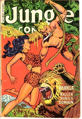 Jungle Comics # 120 (VG 4.0) 1949. GGA Headlights cover and art. Kaanga. - Image 1 of 3