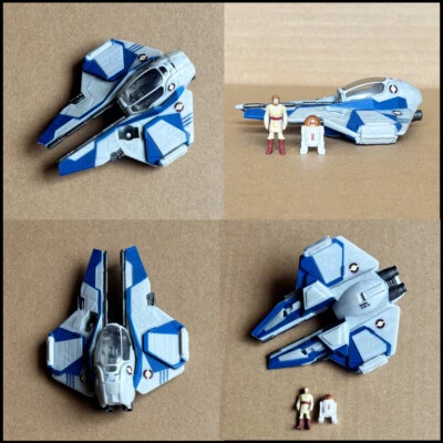 Chase Star Wars Micro Galaxy Squadron 8 OBI-WAN Kenobi's Jedi Interceptor Rare - Изображение 1 из 4