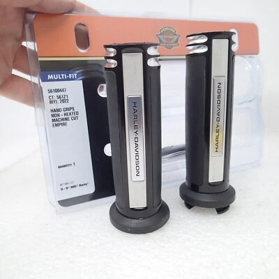 Harley 21-24 Revolution Max EMPIRE Machine Cut Handlebar Hand Grips 56100447 - Image 1 of 4