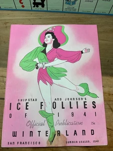 1941 Shipstads & Johnson Ice Follies Skating San Francisco Ca Program B44 - Picture 1 of 14