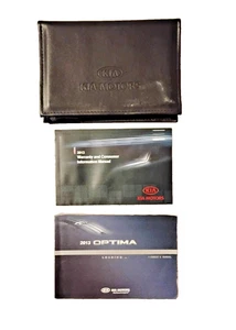 2013 Kia Optima Owners Manual Handbook Set with Case OEM & Warranty Information - Bild 1 von 4
