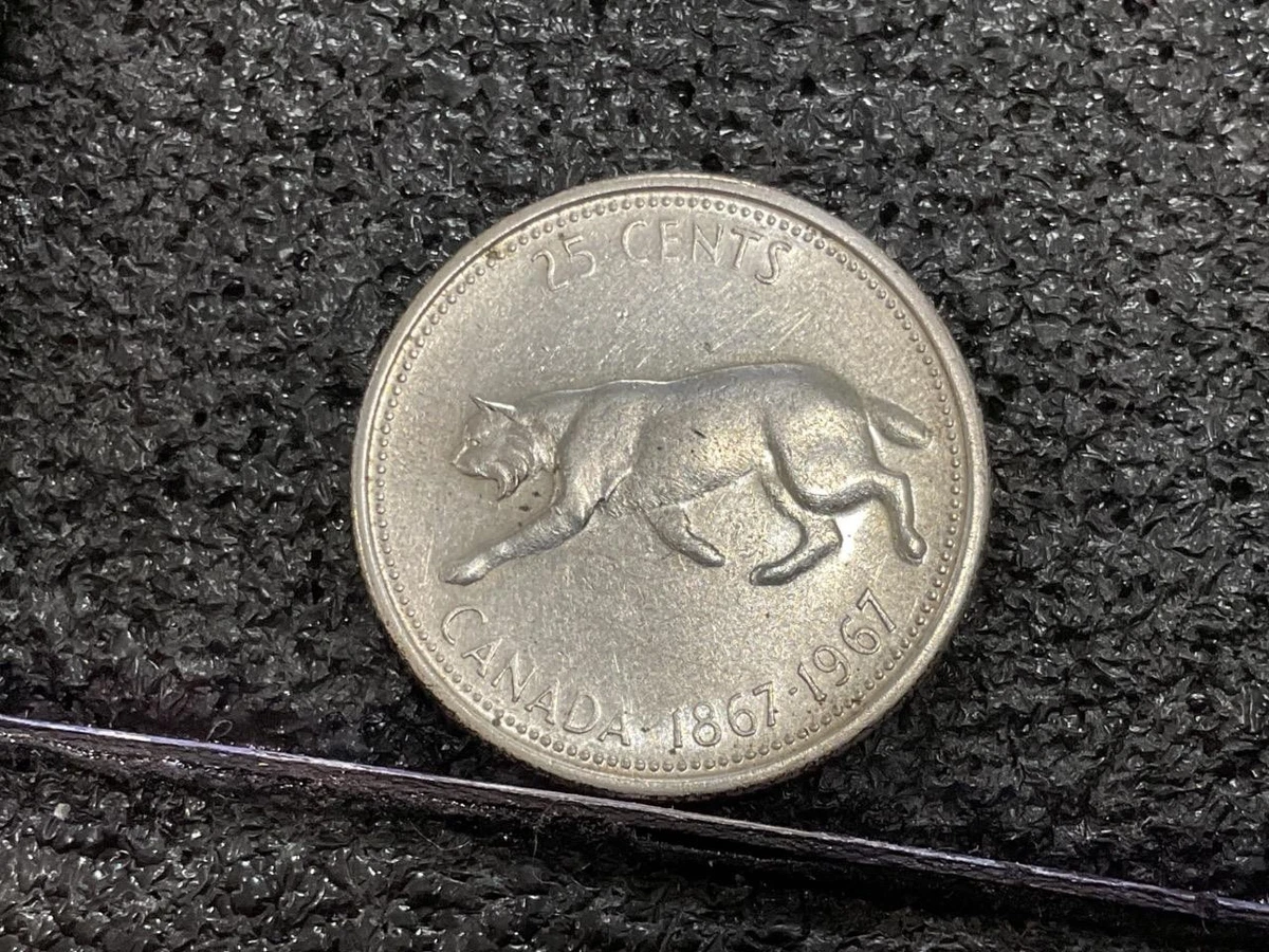 ⭐︎Quu⭐︎ 1967 Centennial Issue Original Uncirculated Silver Quarter