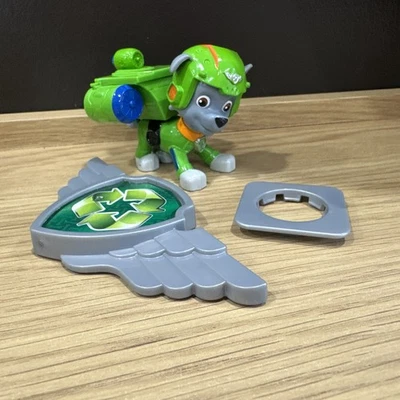 Paw Patrol, Air Rescue Rocky, Pup Pack, Значок и Фигурка Полный Комплект Игрушка VHTF - Изображение 1 из 4
