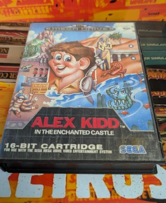 Alex Kidd in the Enchanted Castle Sega Mega Drive (Modul, Box) works 16-bit - Bild 1 von 4