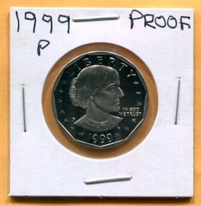 Gem 1999-P Proof Ultra-Cameo Susan B. Anthony Dollar - kostenloser Versand - Bild 1 von 4