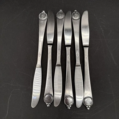 Vintage MCM Vanity Stainless Dinner Knife With B Monogram Stanley Roberts Japan - Image 1 of 4