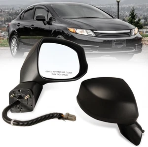 Right Passenger Side Mirror Fits 2012-2015 Honda Civic with Power Glass 丨Non-Hea - Bild 1 von 5