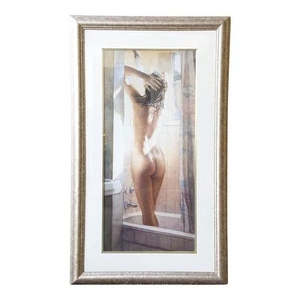 ‘The Shower’ Framed and Signed Art Print by Steve Hanks - Picture 1 of 6