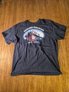 Rare Endless Horizon Record Store Black L Gildan Shirt Odessa Texas - Bild 1 von 7
