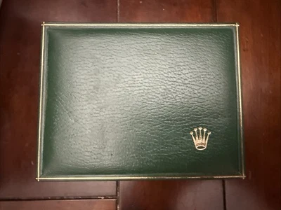 Vintage Rolex Green Presentation Box with Papers Switzerland - Image 1 of 4