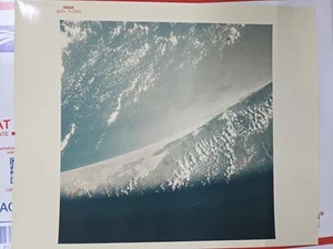 Vintage Apollo 7 Red Numbered Earth Orbit Photograph - Picture 1 of 4