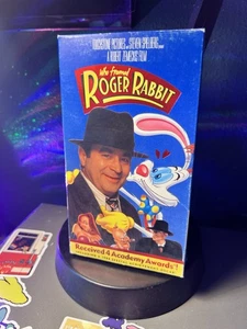 Vintage WHO FRAMED ROGER RABBIT VHS - Spielberg HOSKINS Christopher Lloyd - Picture 1 of 5