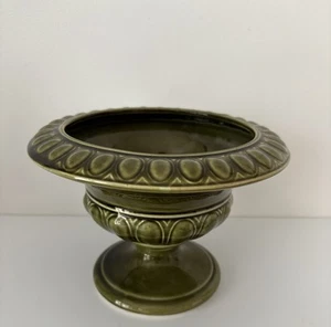 Vintage Holkham Pottery Green Glazed Small Planter - Picture 1 of 5