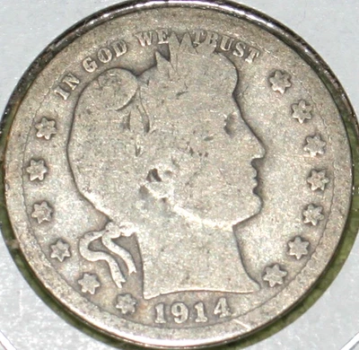 1914 Barber Quarter - Image 1 of 2