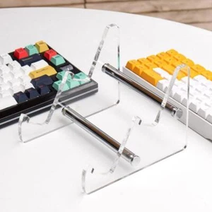 Présentoir clavier acrylique amovible transparent claviers Stands ❁UK - Photo 1/21