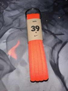 ⭐️ BRAND NEW Nike 39’’ oval fluor coral Shoelaces ⭐️ - Picture 1 of 1