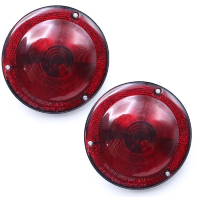 Luz trasera combinada 12V roja para Jeep Willys CJ3 CJ5 CJ6 1945-1975 Foto 1 de 4