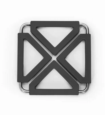 Mainstay Acero Inoxidable Silicona Trivet Nuevo Paquete Cubierta A Lil Torn Producto Nuevo Foto 1 de 3